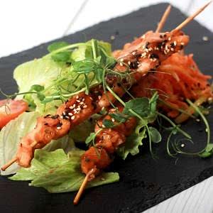 Шашлычки Сяке терияки с доставкой на дом Шашлычки Сяке терияки